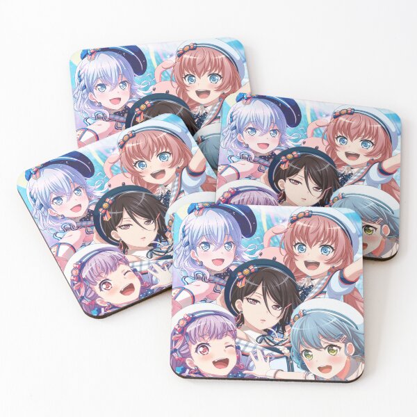 Item preview, BanG Dream Bandori Ako Rokka Mashiro Chiyu Rui Little Rose Harmony Edit designed and sold by Galileo Majors.