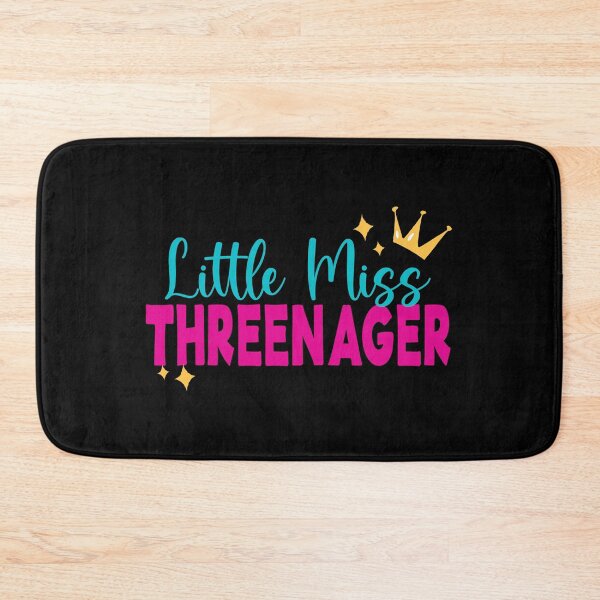 Item preview, Kids Little Miss Threenager, Cute 3 Years Old Birthday Princess design designed and sold by Merchking1.