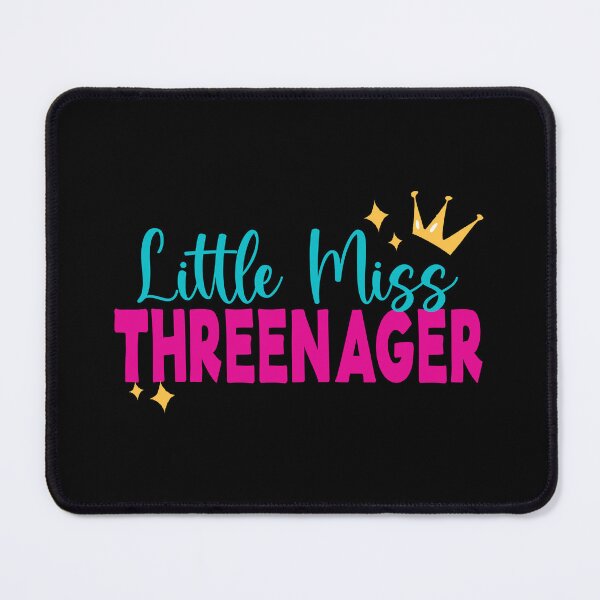 Item preview, Kids Little Miss Threenager, Cute 3 Years Old Birthday Princess design designed and sold by Merchking1.