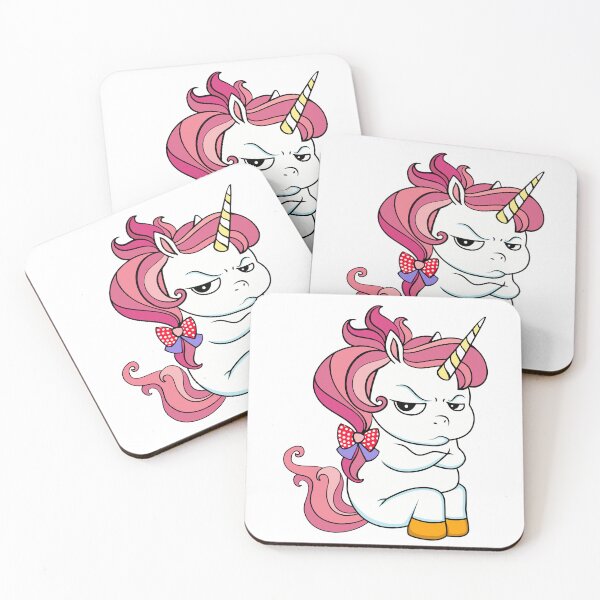 Item preview, Unicorn, Pouting Unicorn, Angry Unicorn, Pouting, Angry, Great Gift Idea For Children & Unicorn Lovers, Cute Unicorn, Whimsical Gift Ideas, Baby's Nursery, Nursery Decorations designed and sold by CreativeCranium.