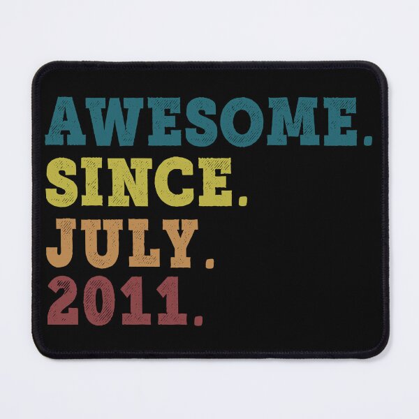 Item preview, Awesome Since July 2011 Retro Vintage 11st Birthday Gift designed and sold by designbychow.