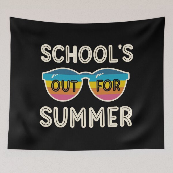 Item preview, School’s out for summer t-shirt design, summer shirt, school t shirt, school summer tshirt, summer designed and sold by AntonettaKunze.