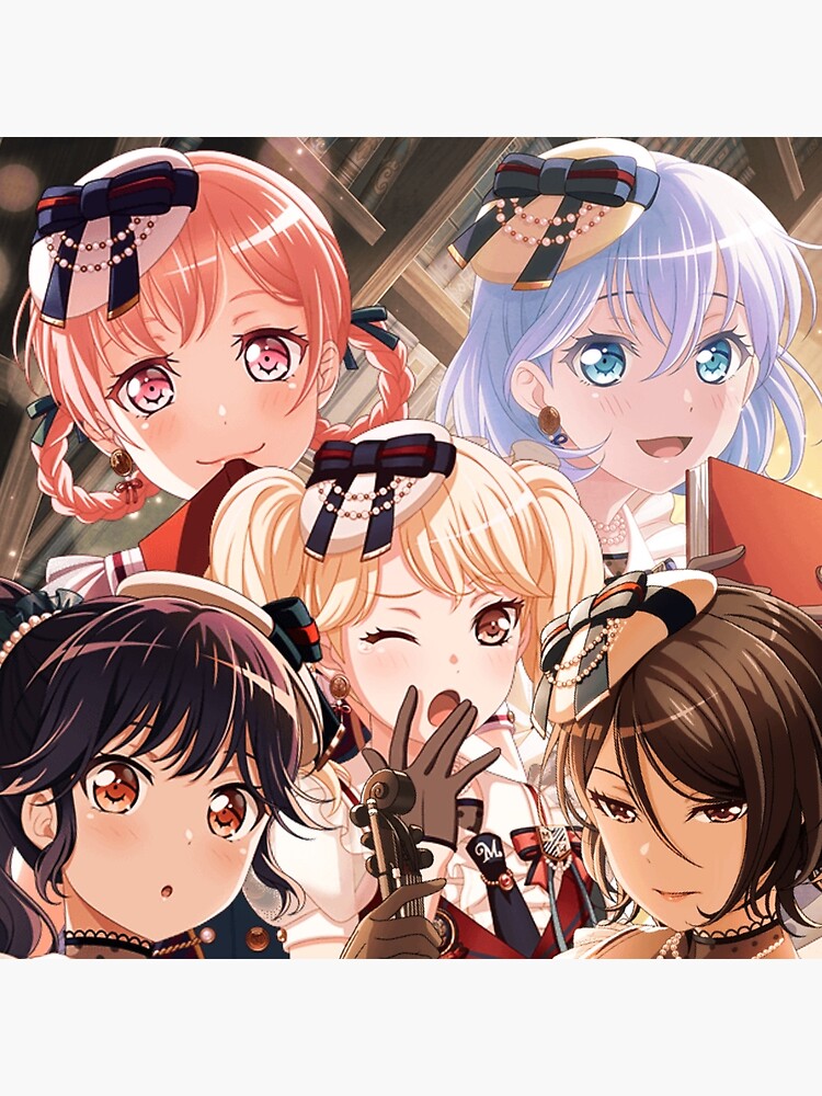 Póster «BanG Dream Bandori Rui Tsukushi Touko Nanami Mashiro Análisis ...