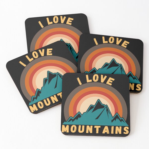 Item preview, I Love Mountains Sunset designed and sold by NoSpecialShop.