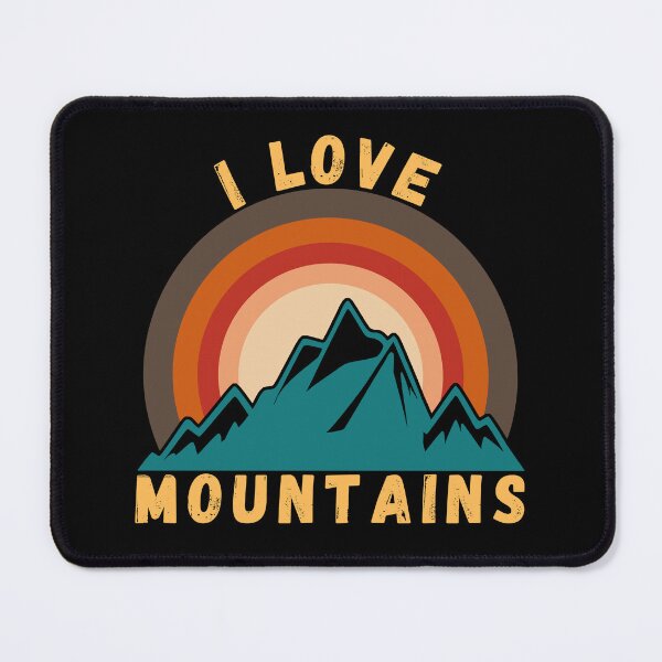 Item preview, I Love Mountains Sunset designed and sold by NoSpecialShop.