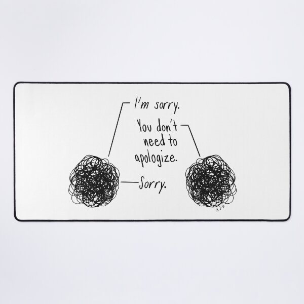 Item preview, "Sorry" (scribbles) designed and sold by misslovelymess.