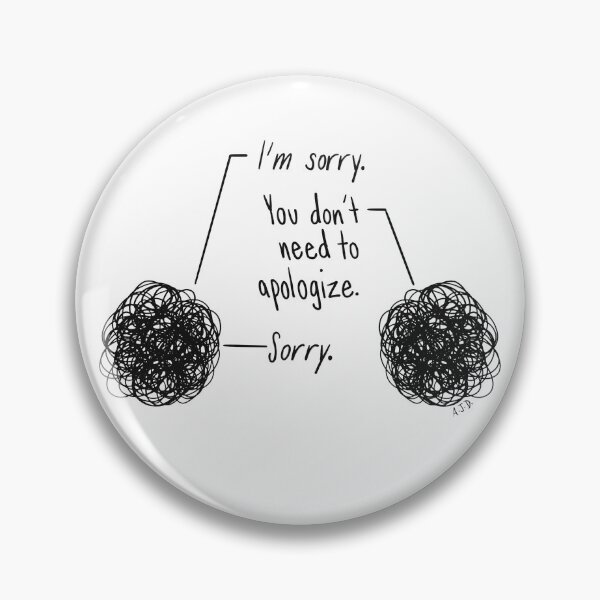 Item preview, "Sorry" (scribbles) designed and sold by misslovelymess.
