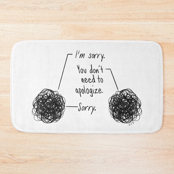 Item preview, "Sorry" (scribbles) designed and sold by misslovelymess.