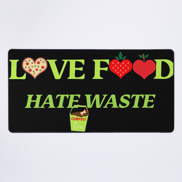 Item preview, Love food, hate waste, for the food lover, eco warrior, activist, stop food waste designed and sold by Hollyharry.