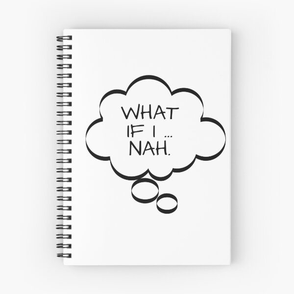 Item preview, Funny Thought Bubbles, What If I...Nah, t-shirts gifts, mug gifts, sticker gifts, magnet gifts and more! designed and sold by JCMCDesigns.
