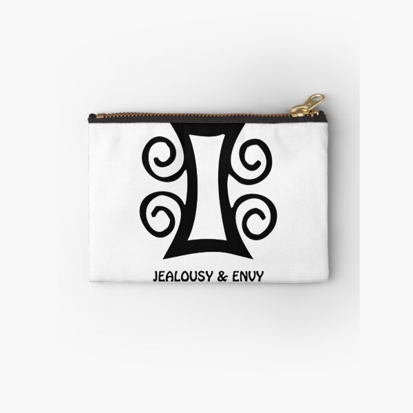 Artikelvorschau, T-Shirt Adinkra Symbol: Neid entworfen und verkauft von Keith Richardson.