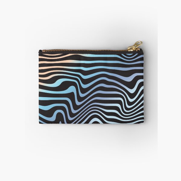 Item preview, Wavy lines with bluish color palette designed and sold by wildpiksel.