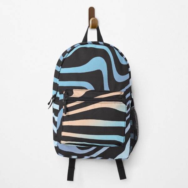 Item preview, Wavy lines with bluish color palette designed and sold by wildpiksel.