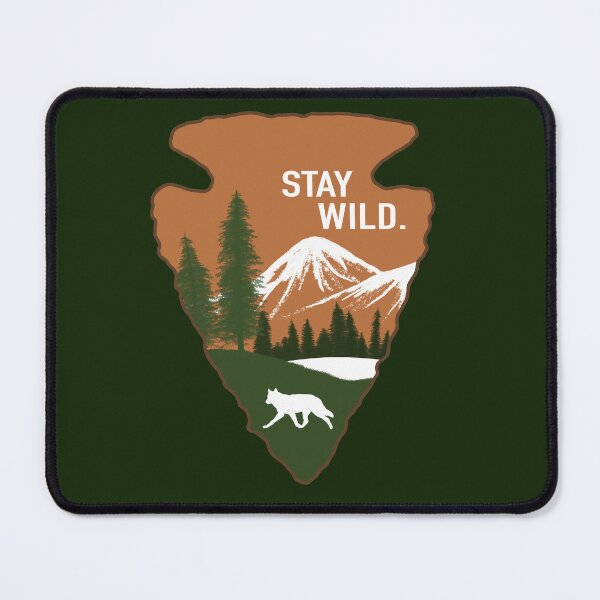 Item preview, Stay Wild - Wolf designed and sold by DemiDog-Designs.