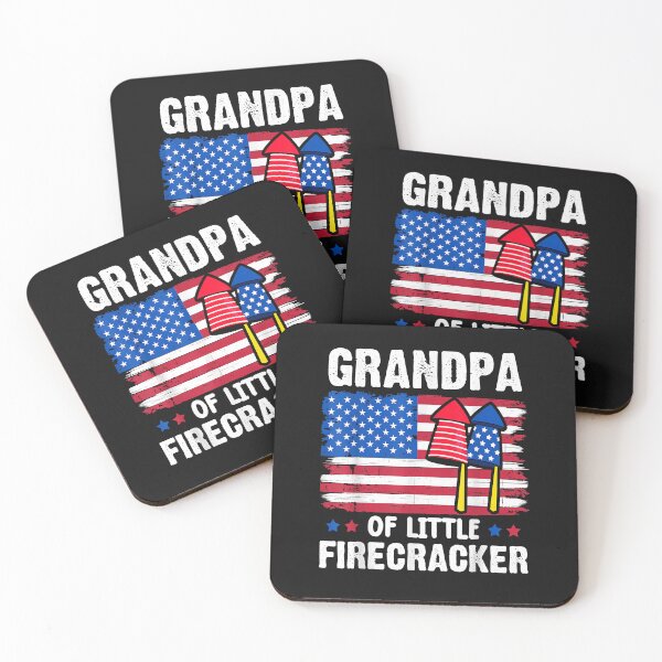 Artikelvorschau, grandpa of the little firecracker 4th of july grandfather entworfen und verkauft von Evrard123123.