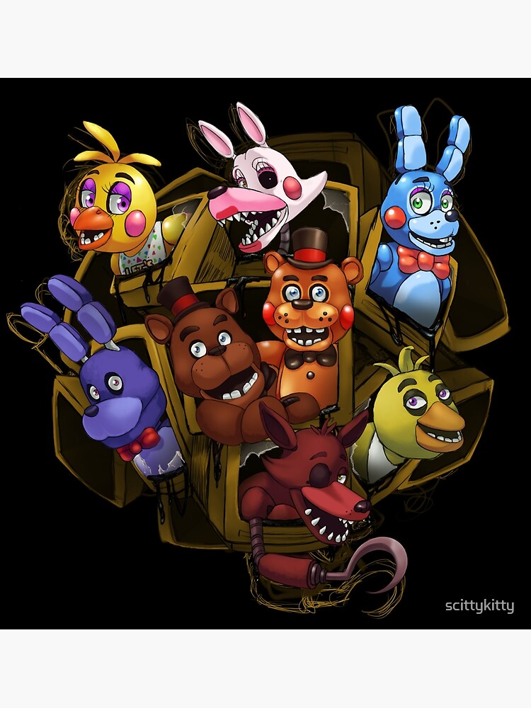 Five Nights At Freddys 2 Official Poster #1 by ProfessorAdagio on