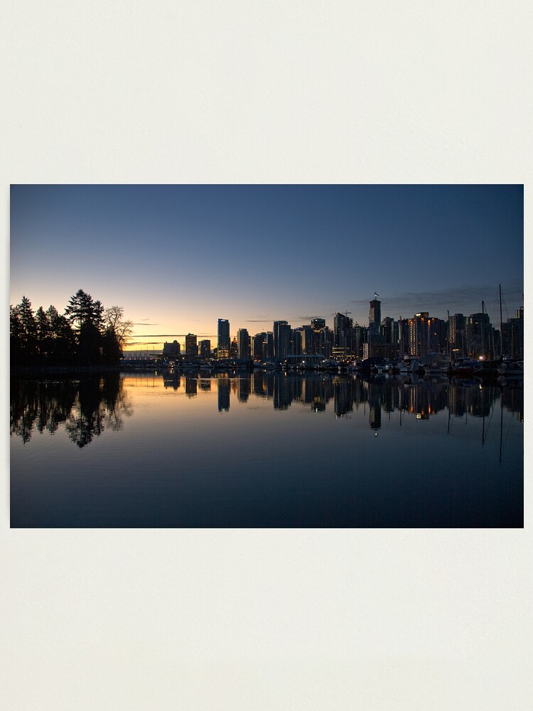 Alternate view of Vancouver, BC Morning Photographic Print