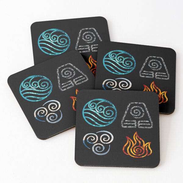 Item preview, Avatar the Last Airbender Element Symbols Essential designed and sold by CrisNoda.