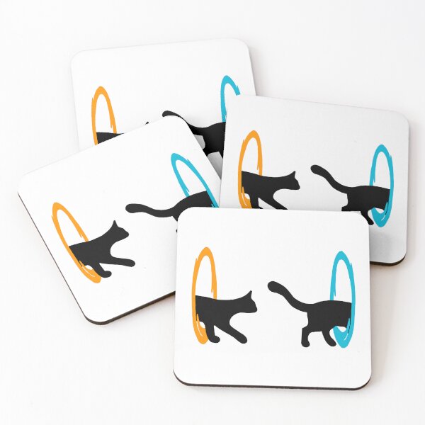 Item preview, Portal cat Sticker designed and sold by CrisNoda.