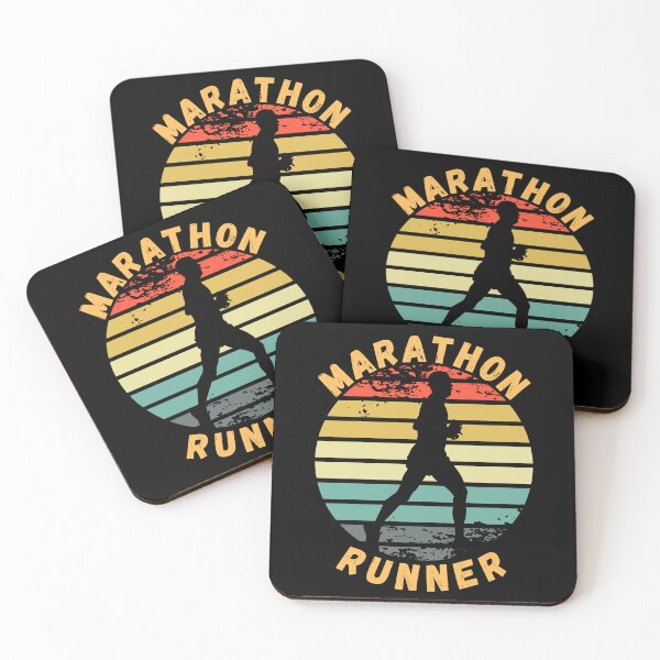 Item preview, Marathon Runner Silhouette Sunset designed and sold by NoSpecialShop.