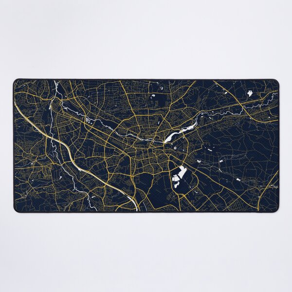Item preview, Nuremberg City Map Germany - Gold Art Deco designed and sold by deMAP.