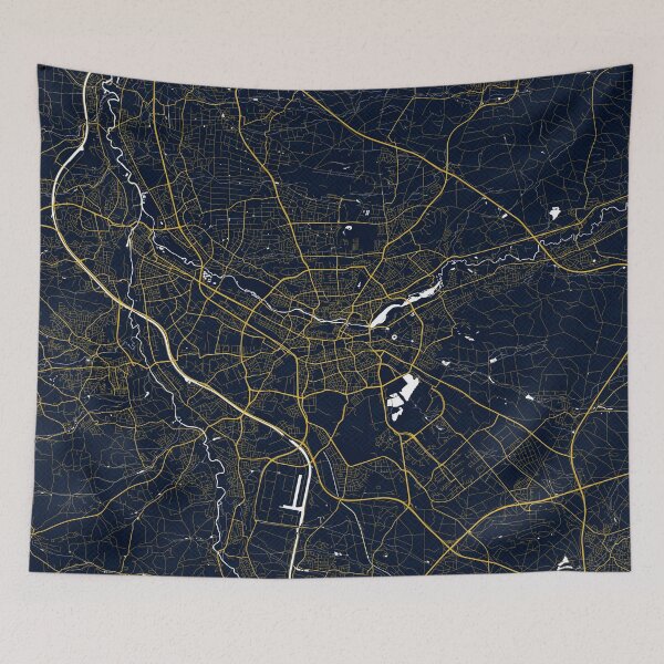 Item preview, Nuremberg City Map Germany - Gold Art Deco designed and sold by deMAP.