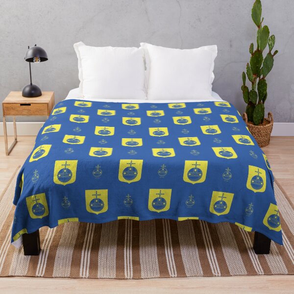 Item preview, Uppland Royal Orb, Blue and Yellow Pattern (Sweden/ Svenska landskap) designed and sold by Landskapsbutiken .com.