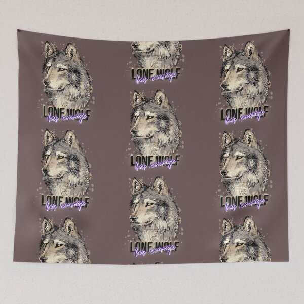 Item preview, 6. Lone Wolf has courage - Collection EMPOWERING designed and sold by Narcisa22.