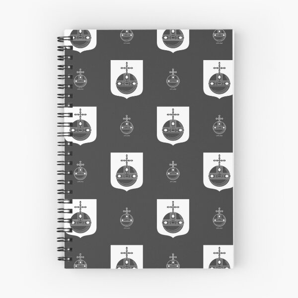 Item preview, Uppland Royal Orb, Black and White Pattern (Sweden/ Svenska landskap) designed and sold by Landskapsbutiken .com.