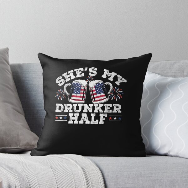 Item preview, She's My Drunker Half Funny Beer Couple Matching 4th Of July designed and sold by Evrard123123.