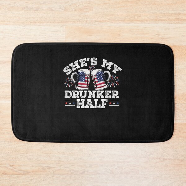 Item preview, She's My Drunker Half Funny Beer Couple Matching 4th Of July designed and sold by Evrard123123.