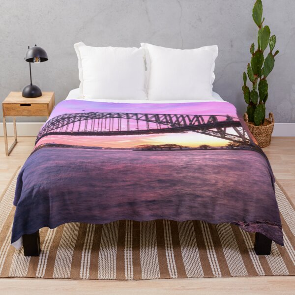 Item preview,  Sydney Harbour Bridge Purple Dawn designed and sold by travelforest.