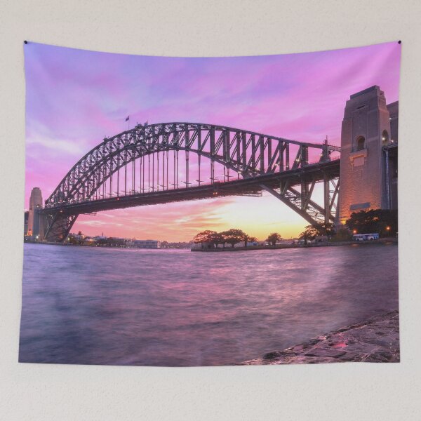 Item preview,  Sydney Harbour Bridge Purple Dawn designed and sold by travelforest.