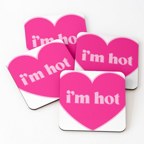 Item preview, Hot Pink I'm Hot Heart designed and sold by FlowerDesigns3.