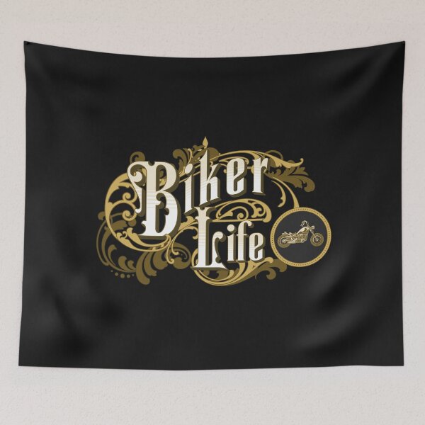 Item preview, Biker Life Motorbike Motorcycle designed and sold by CattlettArt.