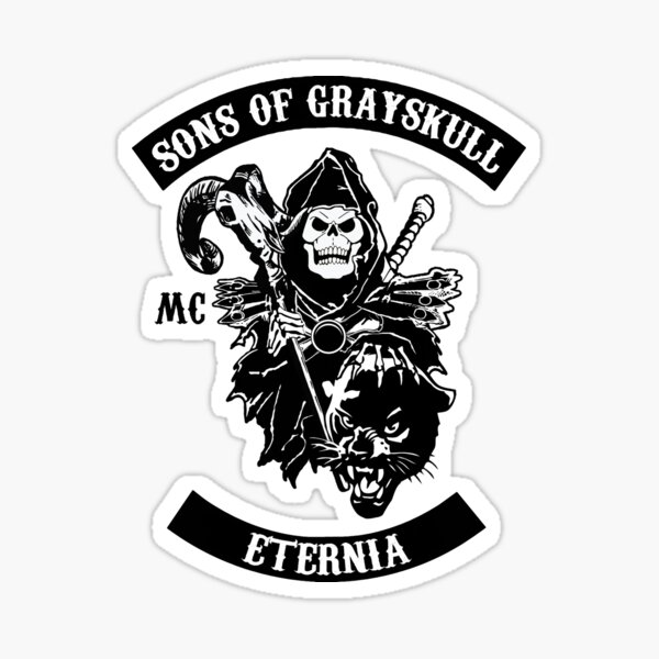 Generic son of anarchy stickers, moto, american club, anime, cosplay, by  moroccan otaku à prix pas cher