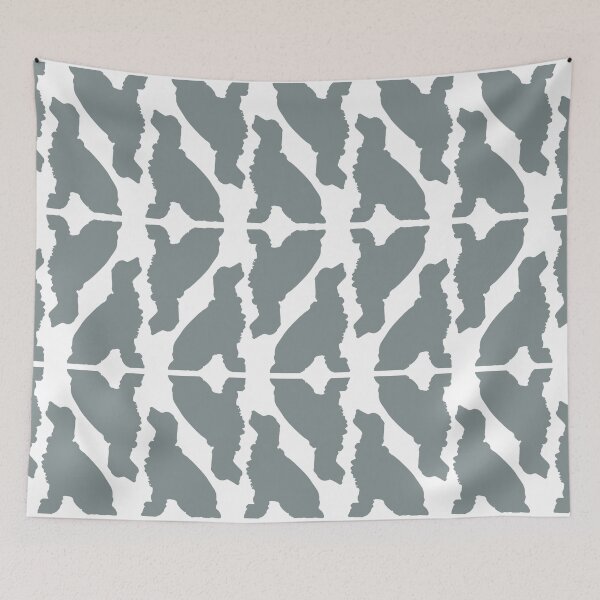 Item preview, Pattern - Field Spaniel Gray Mosaic designed and sold by Gretchen Tiger.