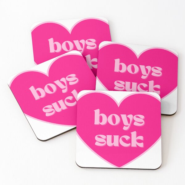Item preview, Hot Pink Boys Suck Heart  designed and sold by FlowerDesigns3.