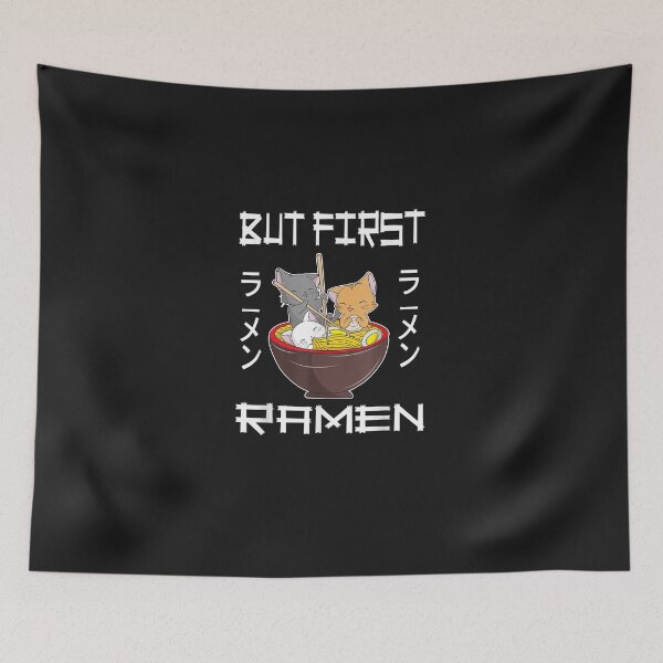 Item preview, But first Ramen Cats - Kawaii saying Manga gift designed and sold by cajanhv.