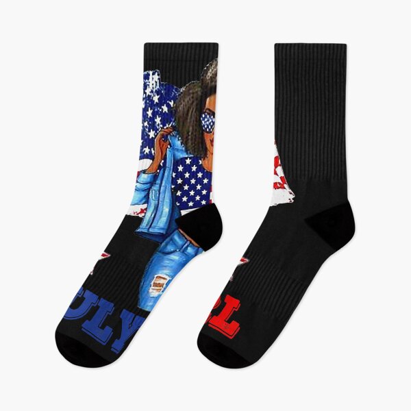 Artikelvorschau, Womens Black Girl 4th Of July African American Flag entworfen und verkauft von Evrard123123.
