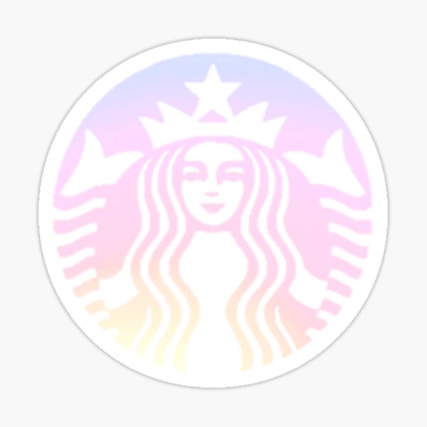 Ombre Sunset Starbucks Sticker