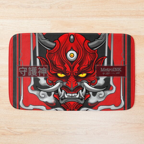 Item preview, The Protector Oni Mask designed and sold by MetroInk.