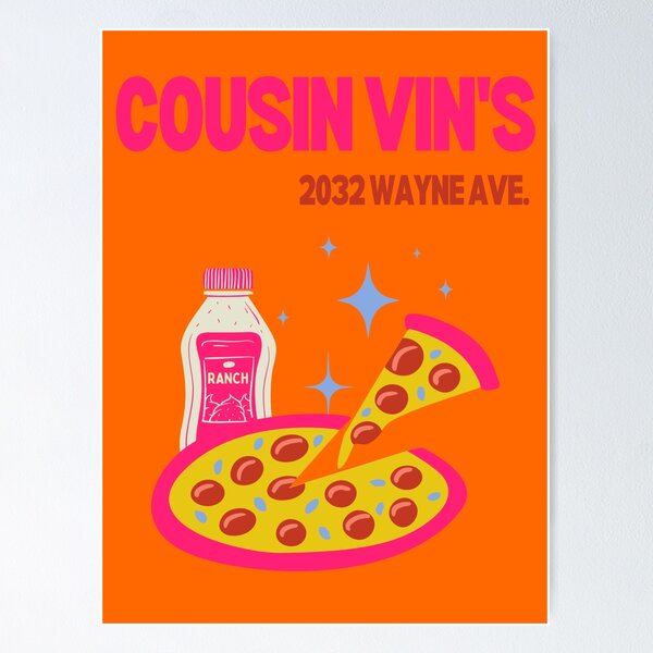 Item preview, DAYTON TIKTOK POSTER COUSIN VINS designed and sold by abbymoriartyy.