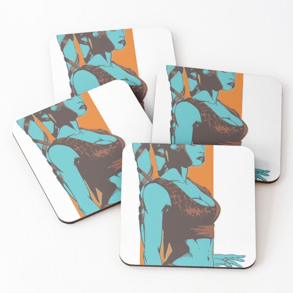 Item preview, Aayla Secura vintage inspired  designed and sold by PopCults.