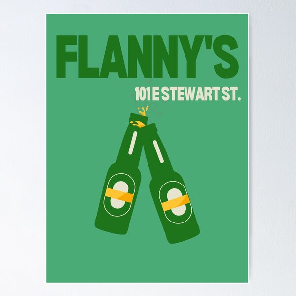Item preview, DAYTON TIKTOK POSTER FLANNY'S designed and sold by abbymoriartyy.
