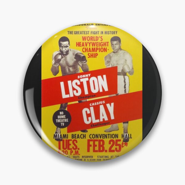 Artikelvorschau, Cassius Clay (Ali) gegen Sonny Liston – 25. Februar 1964 Classic entworfen und verkauft von caslinidsch.