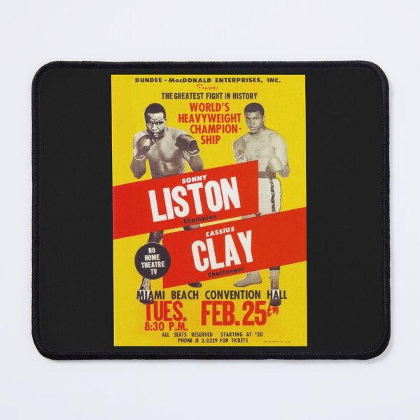 Item preview, Cassius Clay (Ali) vs Sonny Liston - February 25th, 1964 Classic designed and sold by caslinidsch.