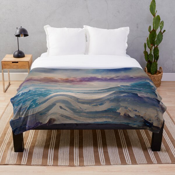 Item preview, Watercolor Waves Ocean Dream Art designed and sold by Holisticfox.