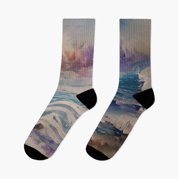 Item preview, Watercolor Waves Ocean Dream Art designed and sold by Holisticfox.