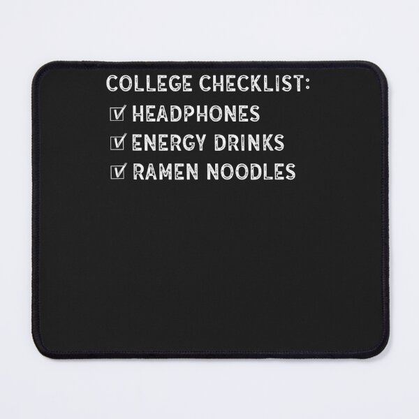 Item preview, College Checklist Shirt Funny Freshman Ramen Noodl designed and sold by caslinidsch.
